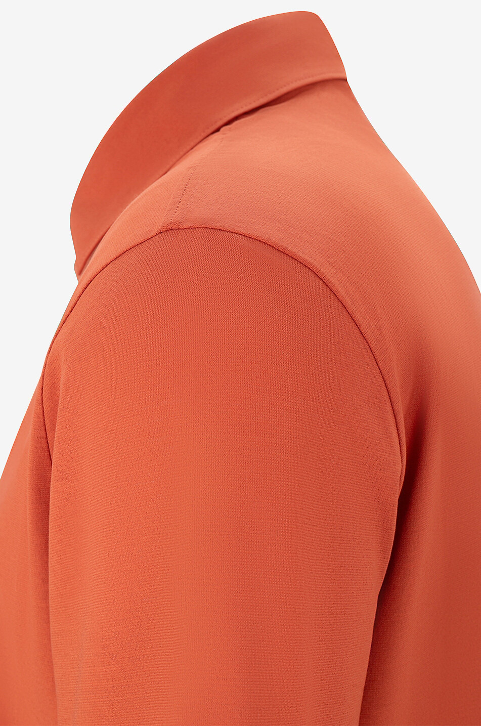 HERNO Kurzärmeliges Polohemd aus Crêpe-Jersey Herren MITTELORANGE 3