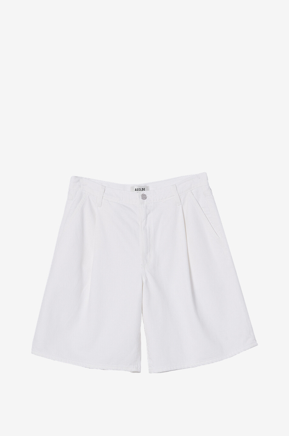 Ellis cotton shorts with waistband tucks