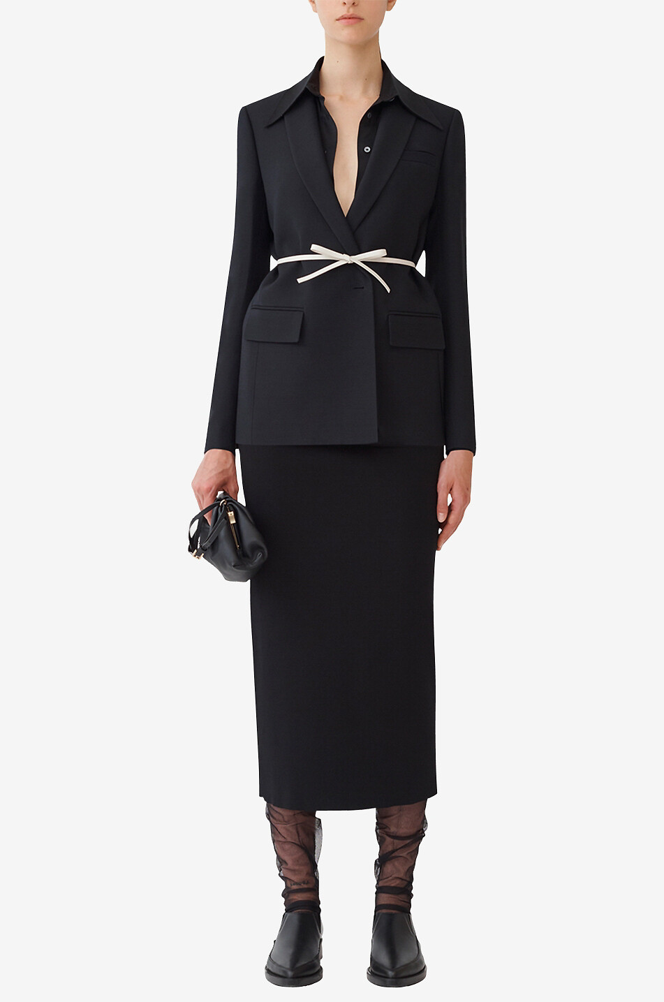 Chemise ajustée en jersey de soie