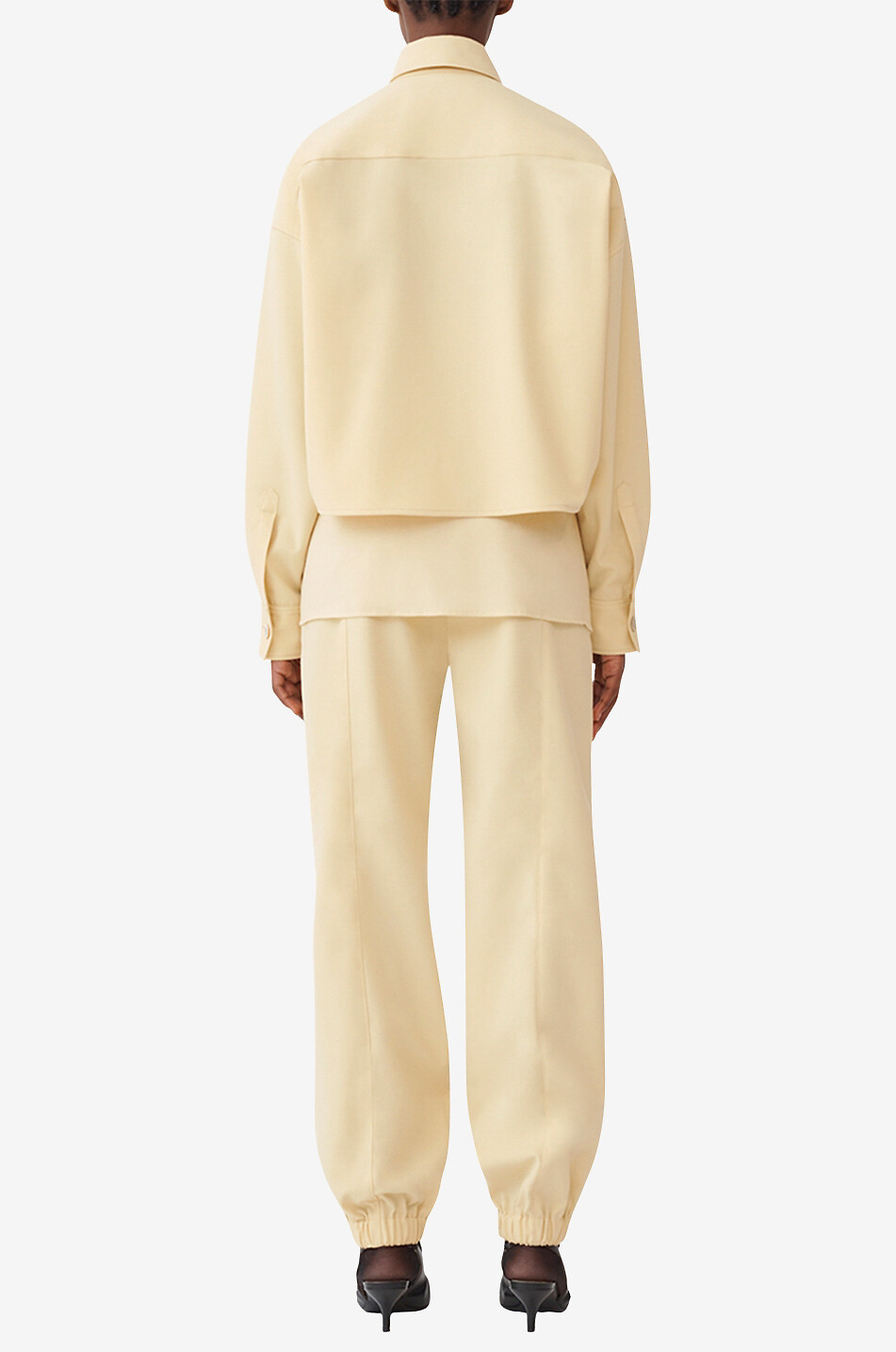 FABIANA FILIPPI Boxy-Hemdjacke aus Canvas Damen BEIGE 5
