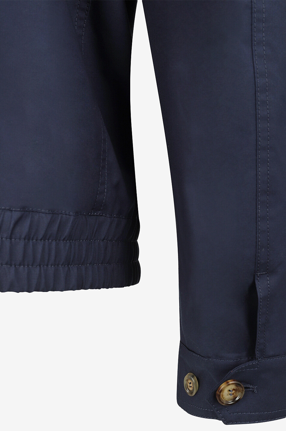 BRUNELLO CUCINELLI Leichter Blouson aus wasserabweisender Gabardine Herren DUNKELBLAU 3