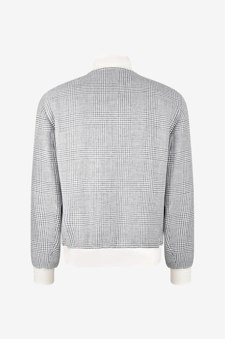 BRUNELLO CUCINELLI Glen check lightweight linen blend jacket Men GREY 2