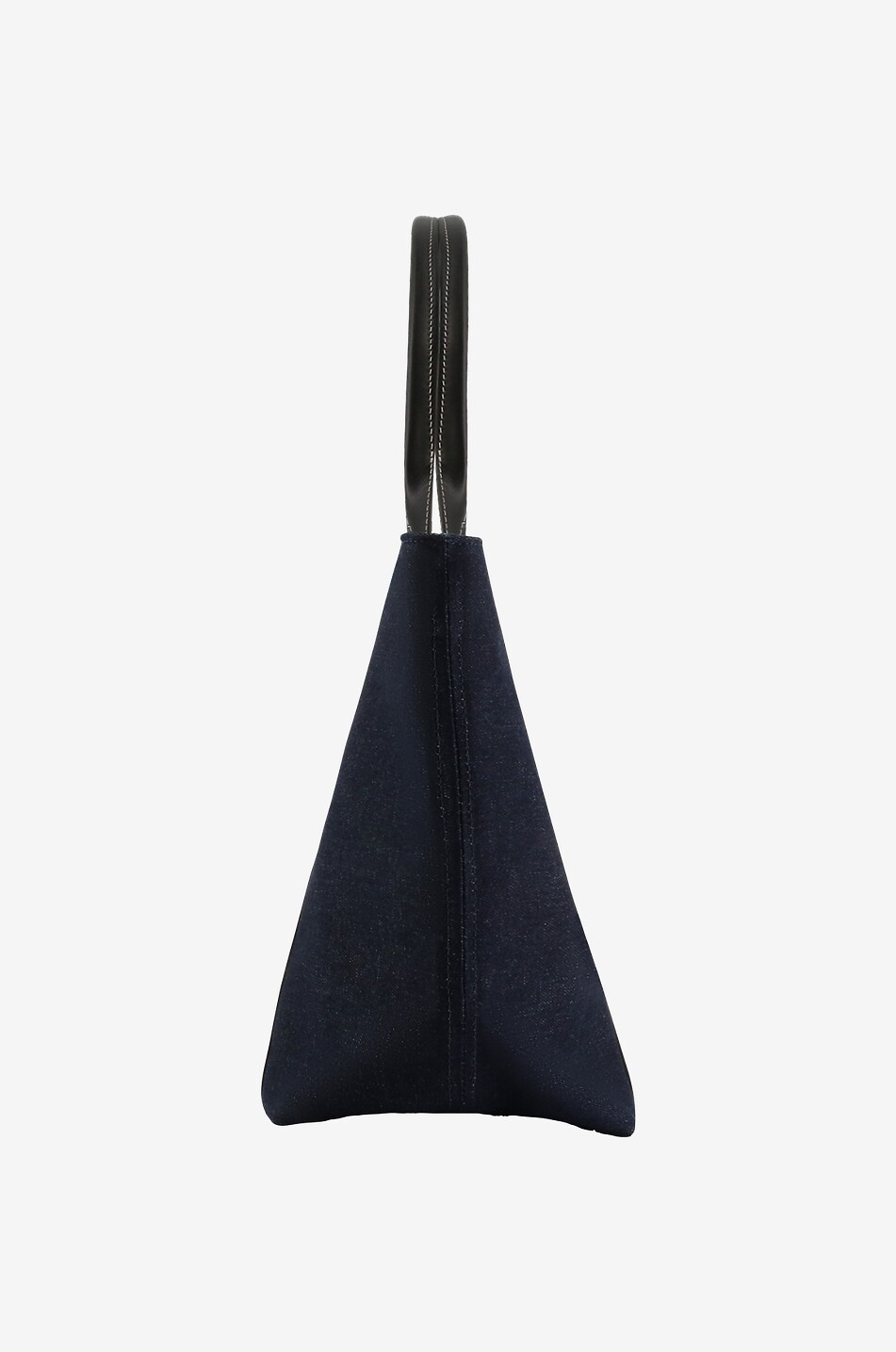 VANESSA BRUNO Denim- und Leder-Shopper Cabas L Damen BLAU 4