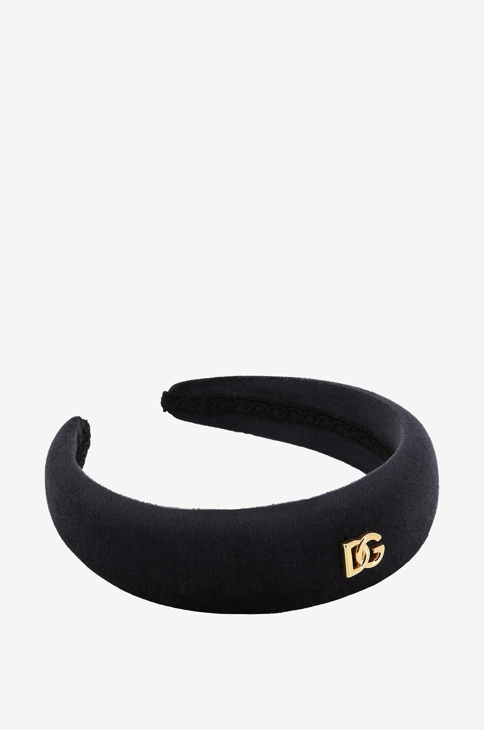 DOLCE & GABBANA Serre-tête fille en velours Life in L.A. Fille NOIR 2