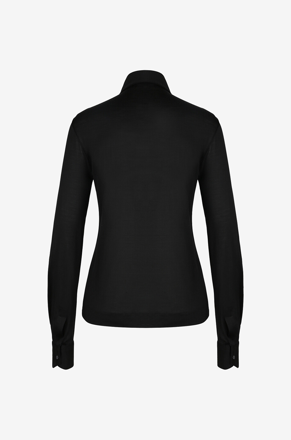 Chemise ajustée en jersey de soie