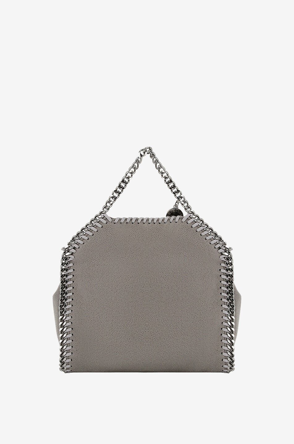 STELLA McCARTNEY Tiny Falabella Shaggy Deer faux suede mini tote bag Women LIGHT GREY 3