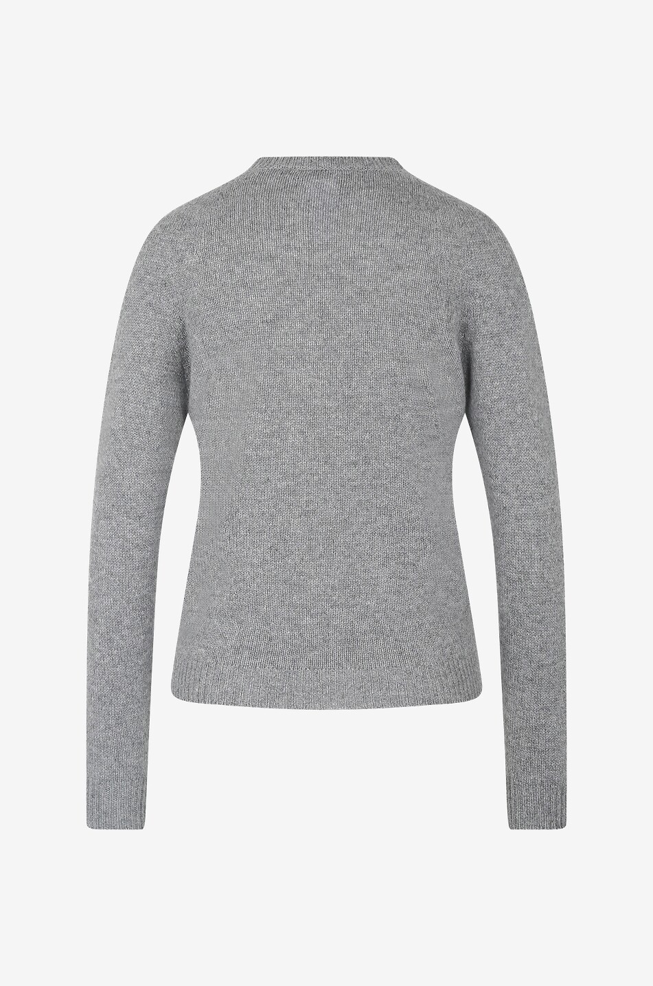 FABIANA FILIPPI Nahtloser Rundhalspullover aus Kaschmir Damen GRAU 2