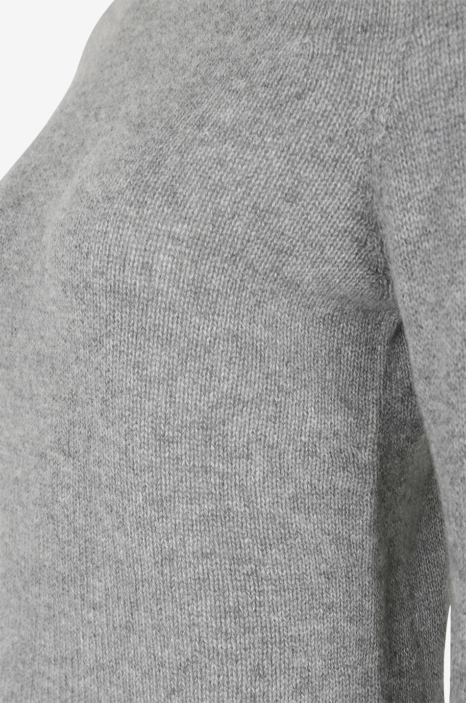 FABIANA FILIPPI Nahtloser Rundhalspullover aus Kaschmir Damen GRAU 3