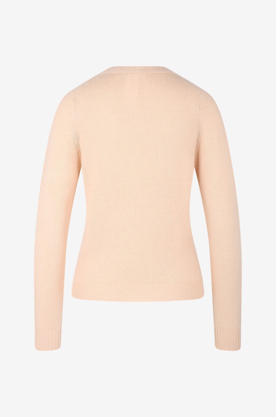 Seamless cashmere crewneck jumper