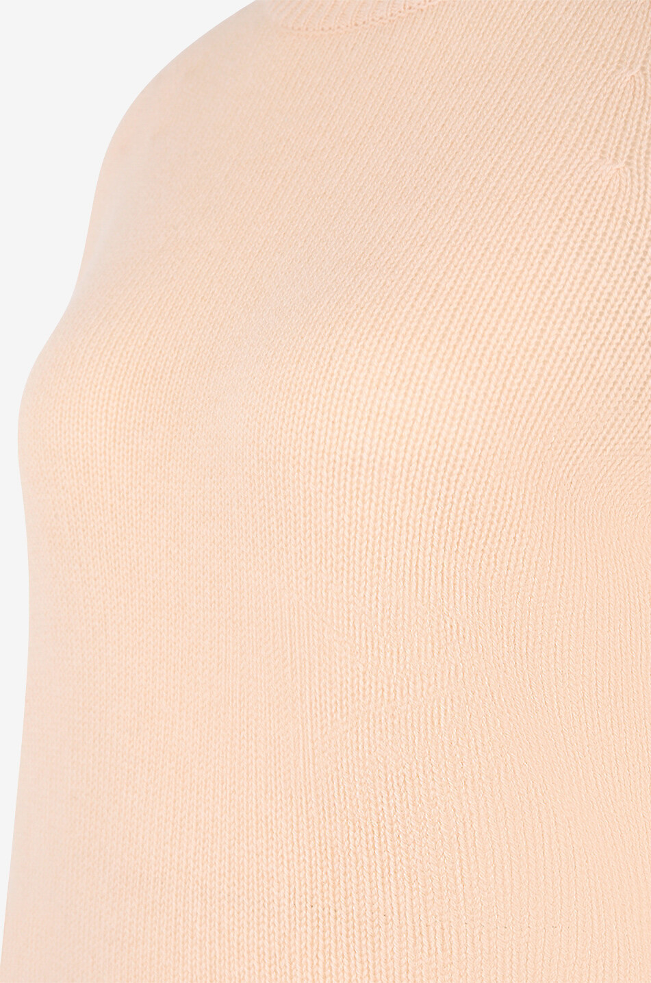 Seamless cashmere crewneck jumper