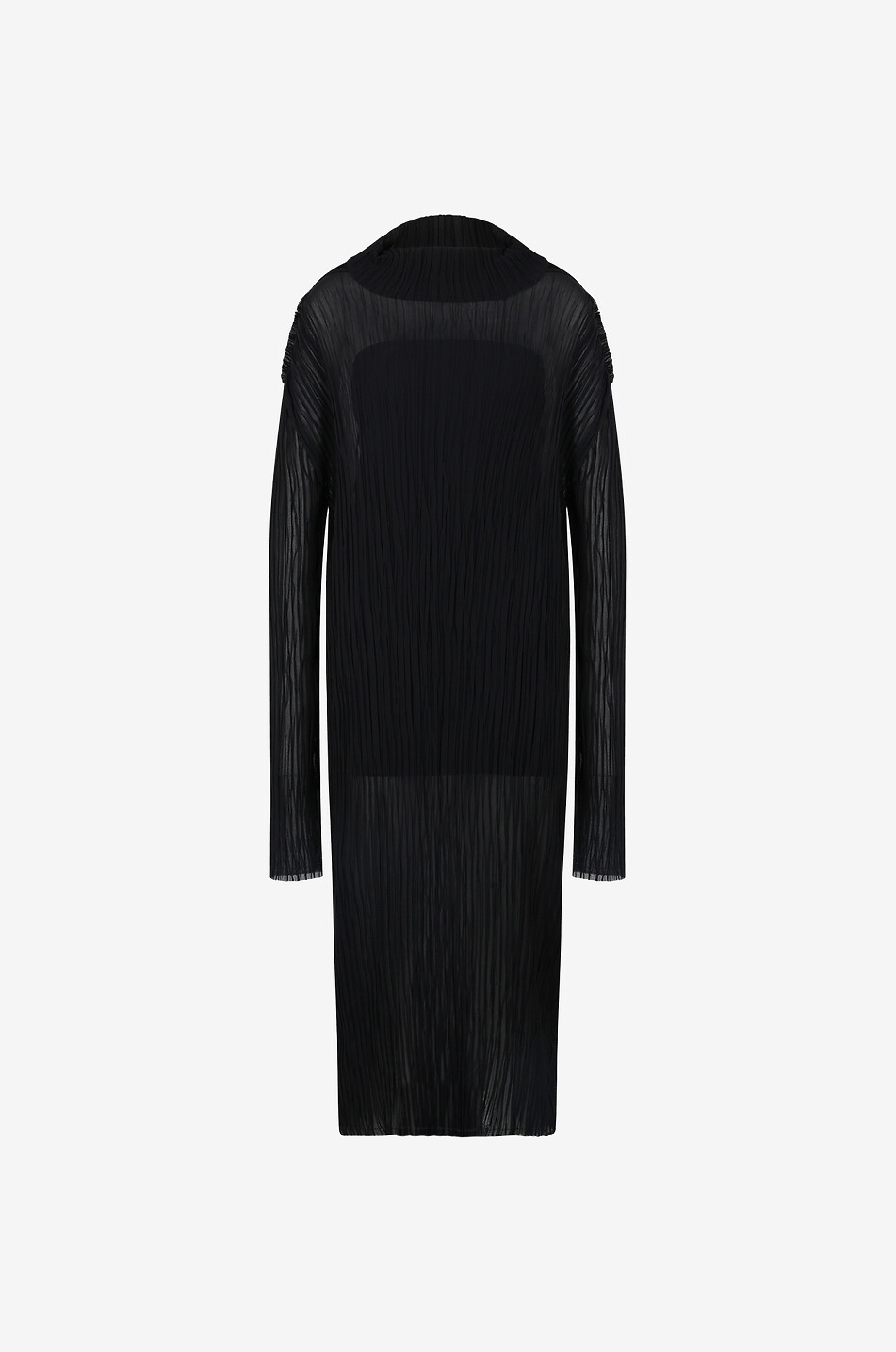 Plissiertes Midikleid