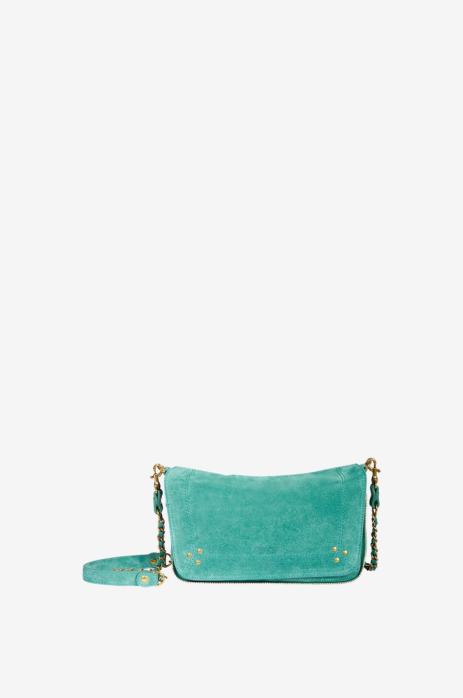 JEROME DREYFUSS Sac porté épaule en daim Bobi Femme VERT 1
