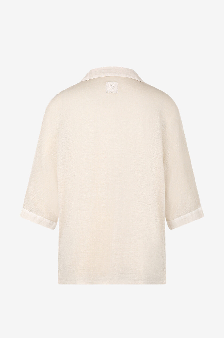 Bluse mit 3/4-Ärmeln aus Leinen