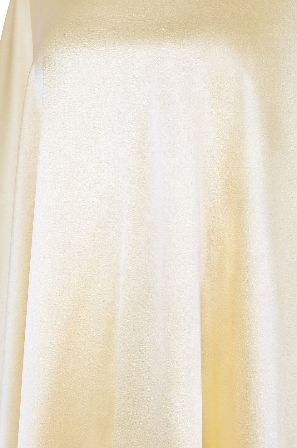 Reversible silk satin cape