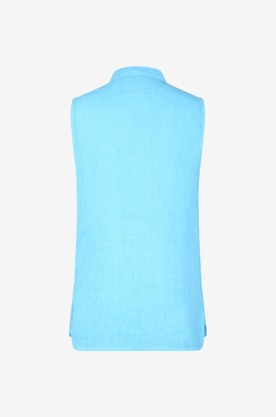 Chemise sans manches à nervures en lin