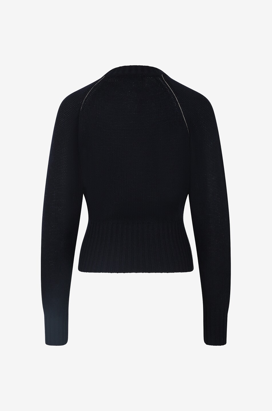 Kaschmirpullover mit Raglanärmeln und Perlendetails