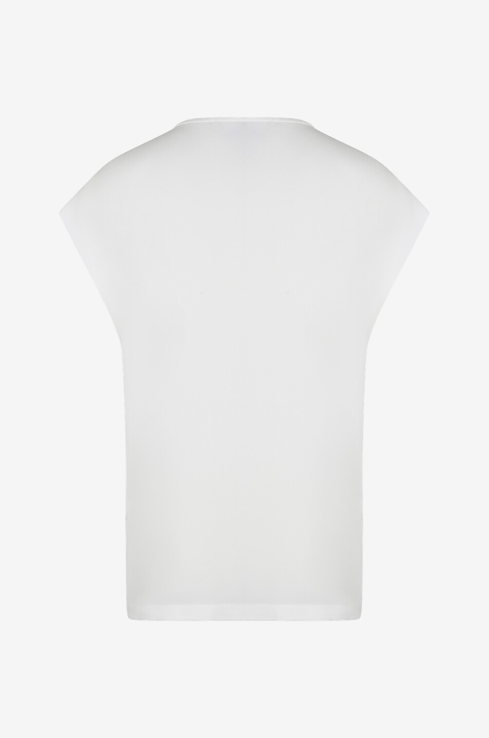 Bead embroidered fluid crepe top