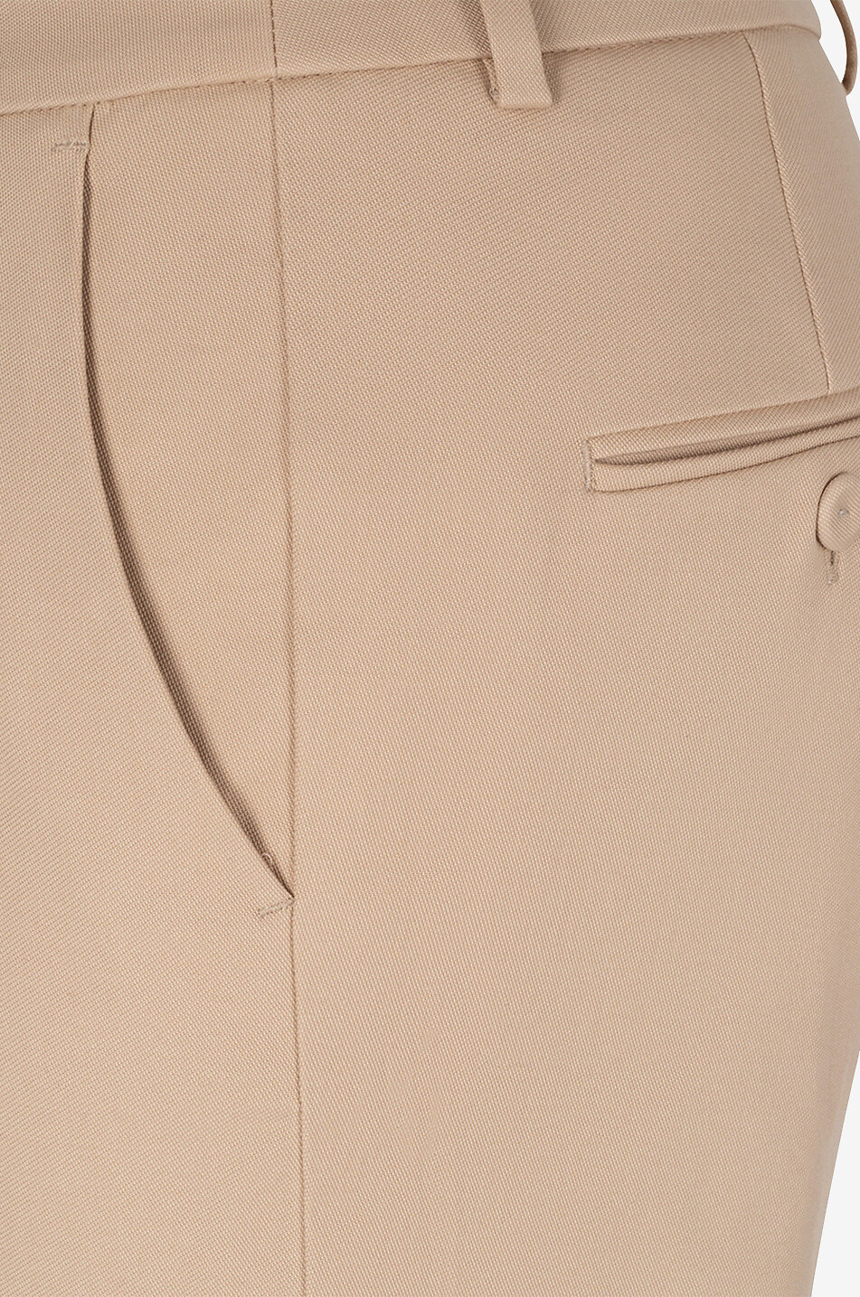 WEEKEND MAX MARA Vite cotton stretch cigarette trousers Women BEIGE 3