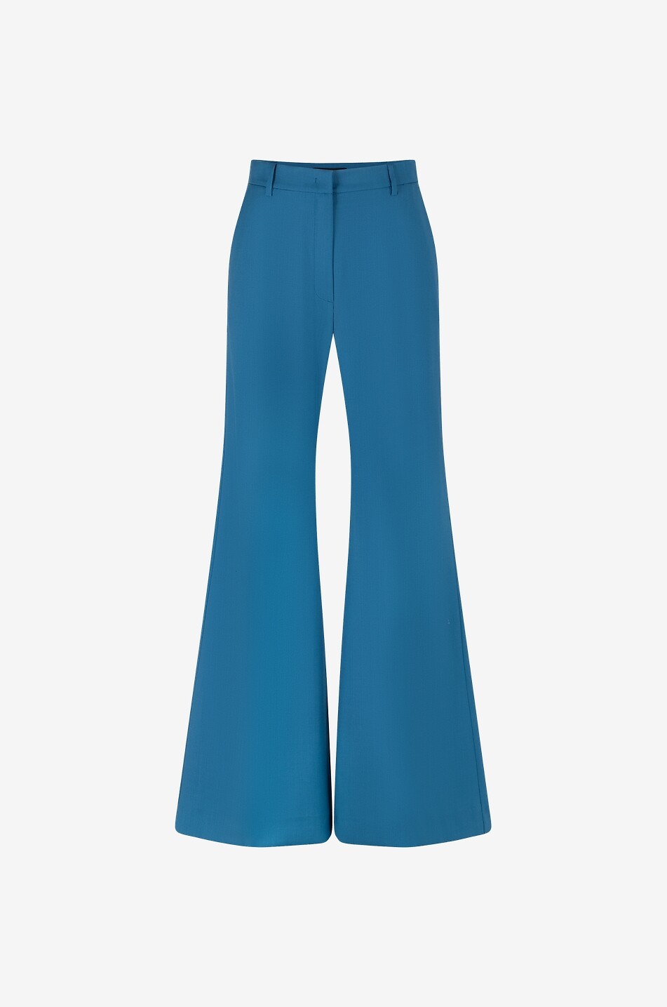 Sonale flared high-rise wool trousers