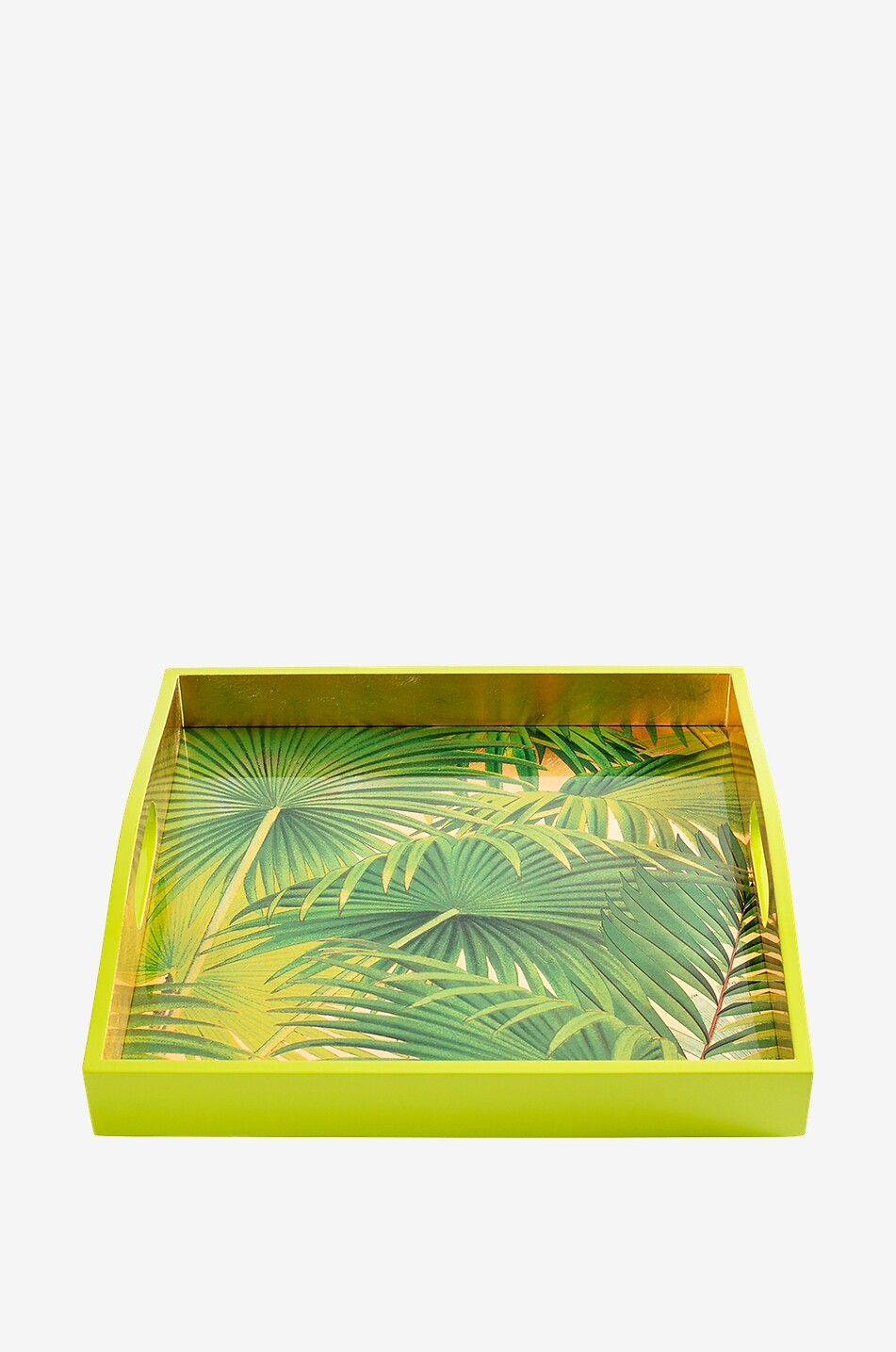 CASPARI Plateau à motifs Palm Fronds Maison MULTICOLORE 1