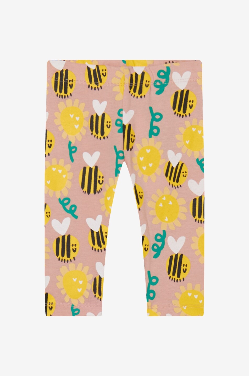 Bumblebees and Sunflowers baby leggings