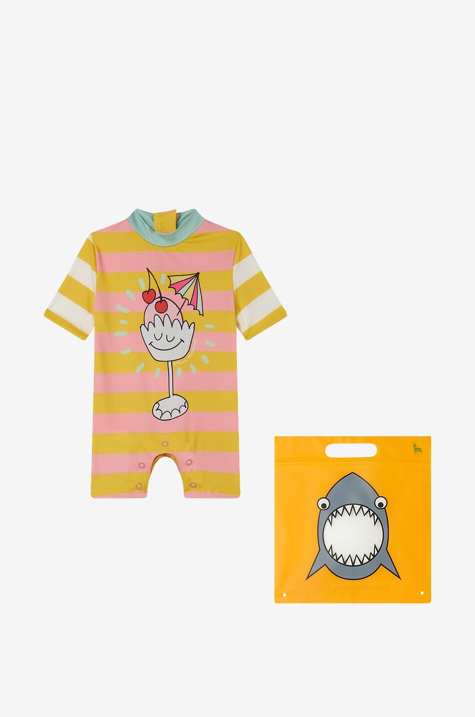 Summer Cocktail striped baby swimsuit