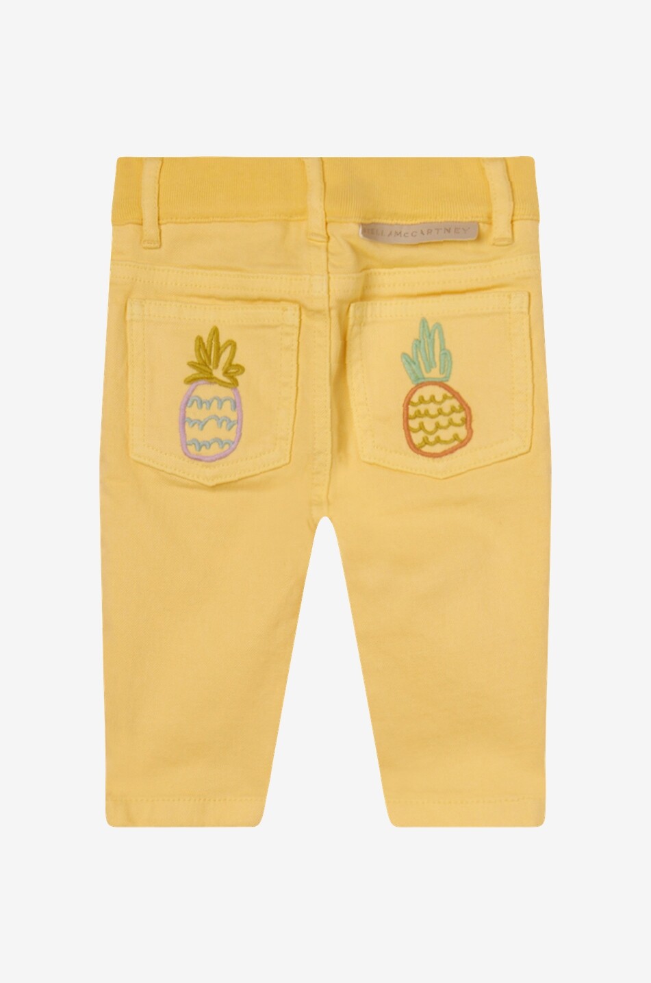 STELLA McCARTNEY KID Baby-Baumwollstretch-Hose Pineapple Baby GELB 2