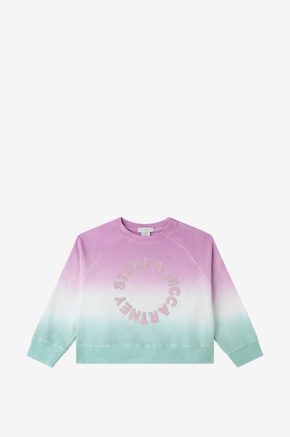 Logo Ombré girl's crewneck sweatshirt