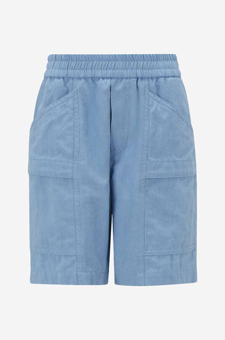Jungen-Utility-Bermudashorts aus Chambray