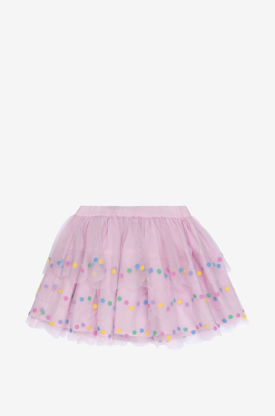 Mädchen-Stufenvolantrock aus Tüll Confetti Dot Tutu