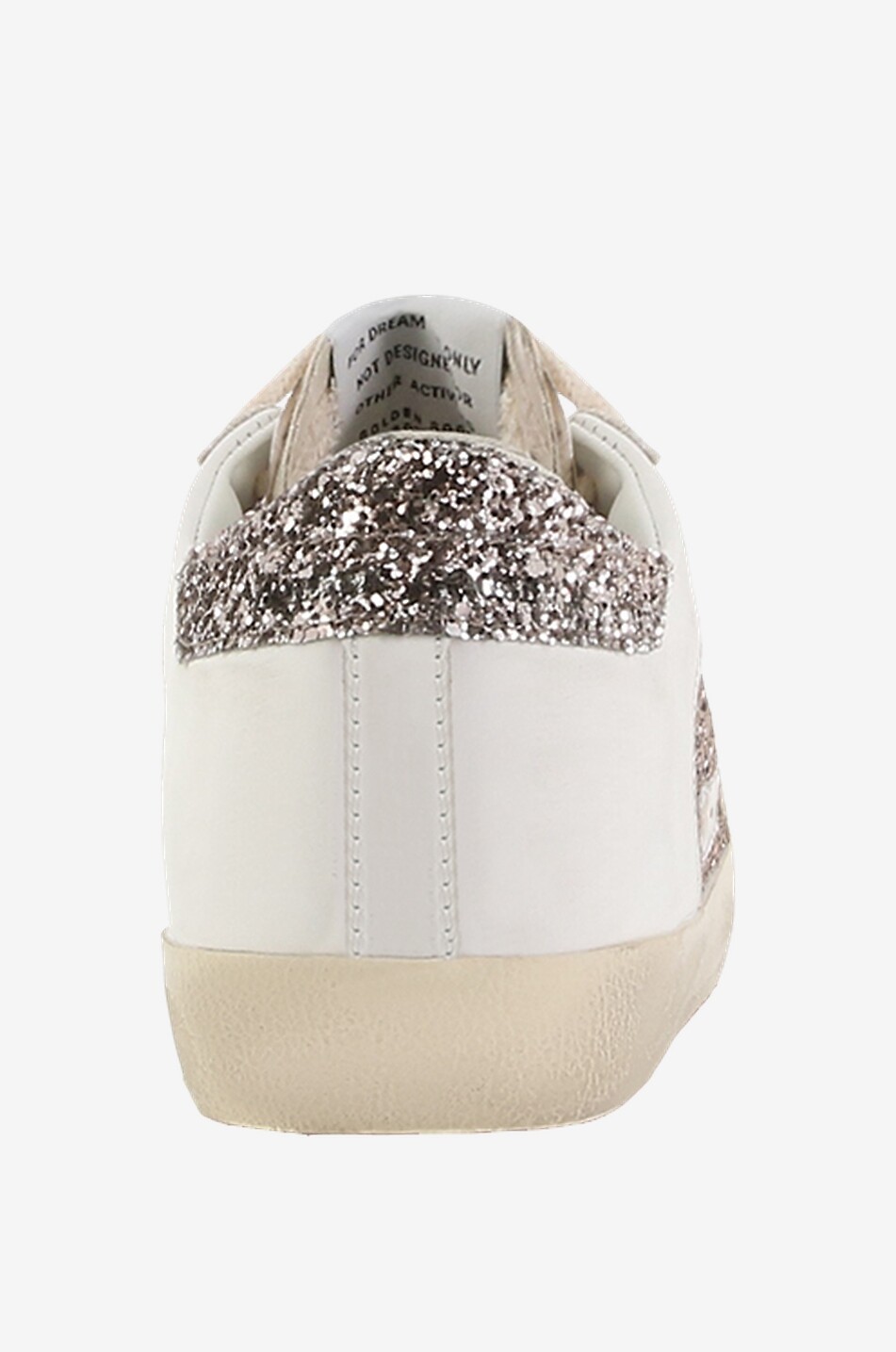 Super Star distressed sneakers with glitter