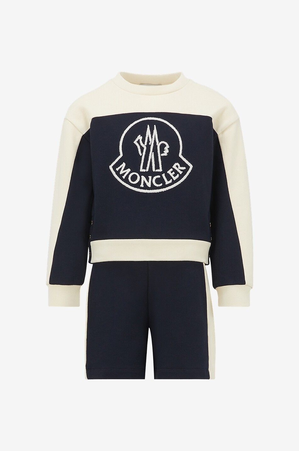 MONCLER Logo adorned girl's tracksuit Girl MULTI COLOURED 1