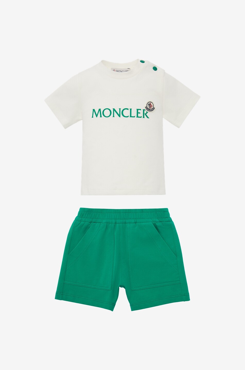 Jersey baby shorts and T shirt set MONCLER Bongenie