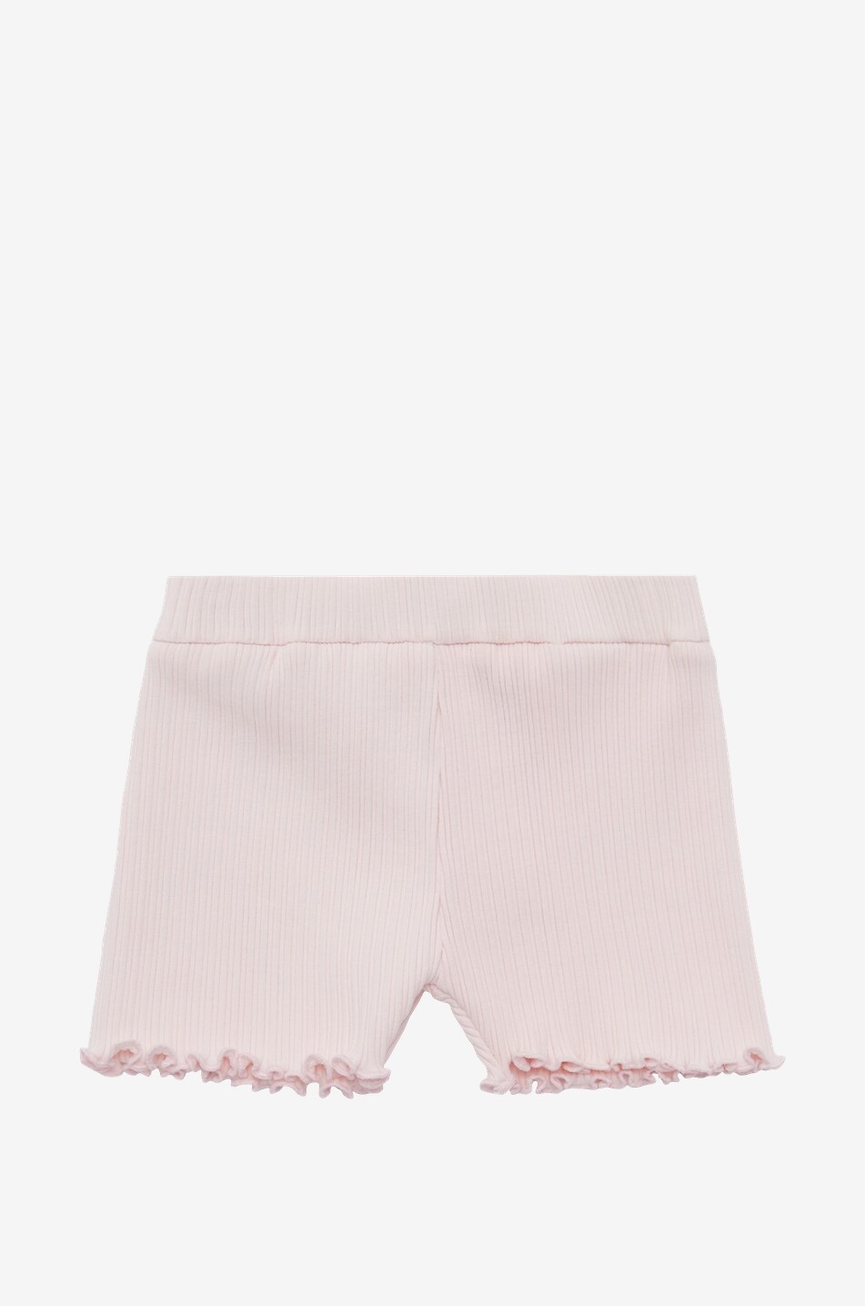 MONCLER Baby rib knit shorts Baby LIGHT PINK 1