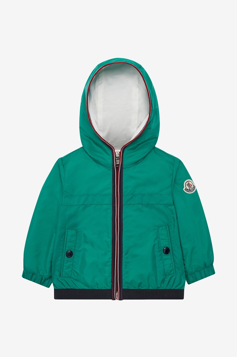 Anton baby nylon and jersey rain jacket