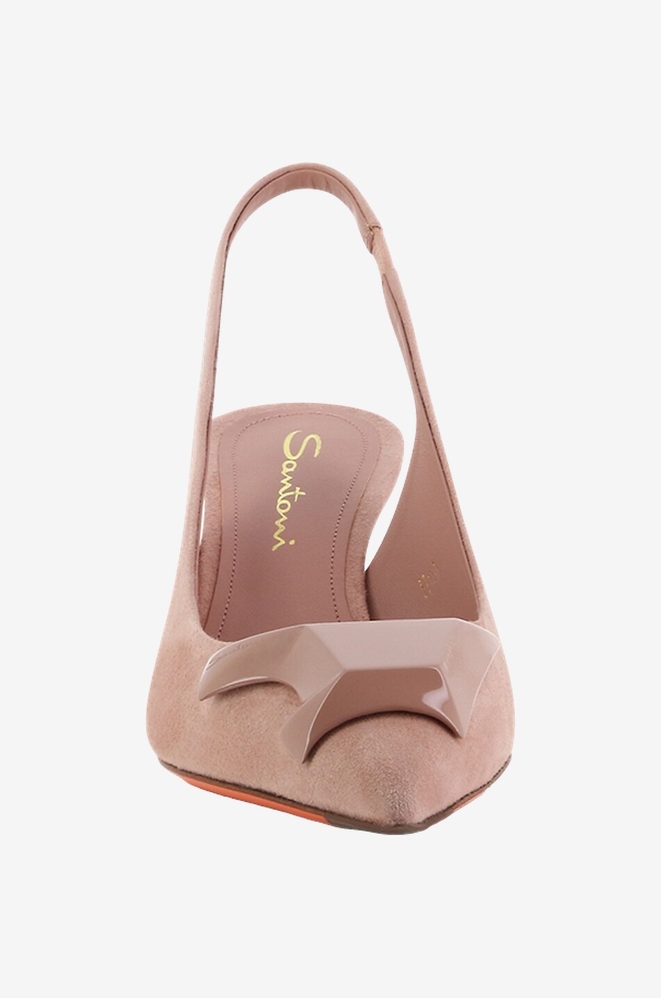 Escarpins à bride arrière en daim Sibille 70