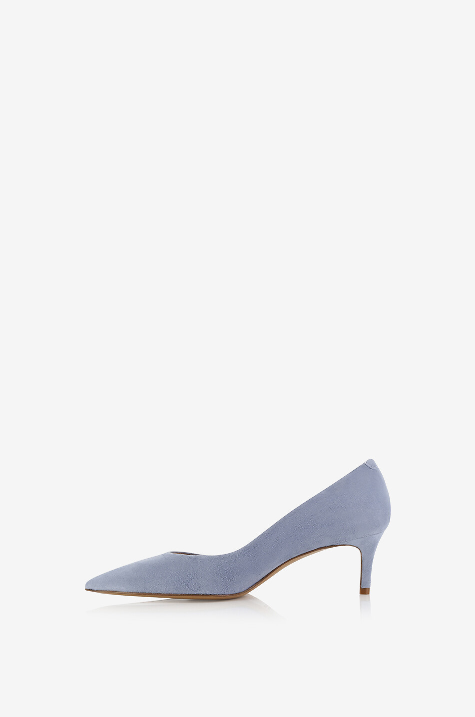 BONGENIE Alexis 60 kitten heel suede pumps Women BLUE 3