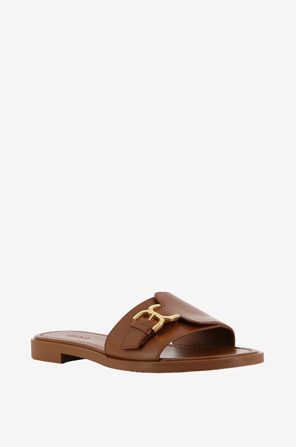 Flache Pantoletten aus Glattleder Marcie