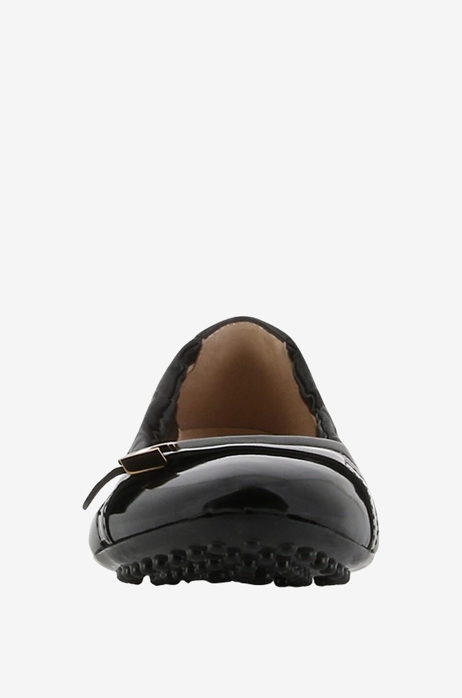 Elastische Glatt- und Lacklederballerinas T Timeless