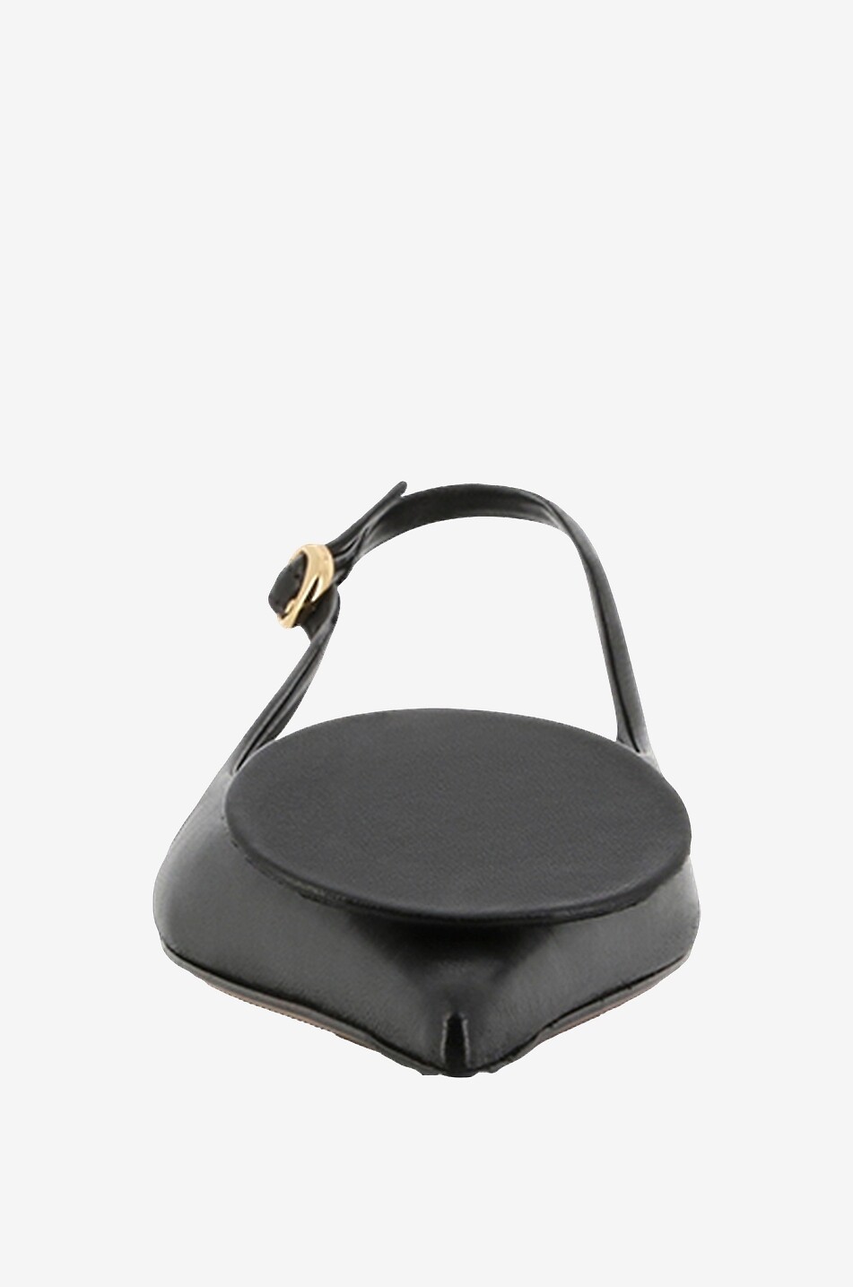JACQUEMUS Spitze Leder-Riemchenballerinas Les Slingbacks Duelo Plates Damen SCHWARZ 2