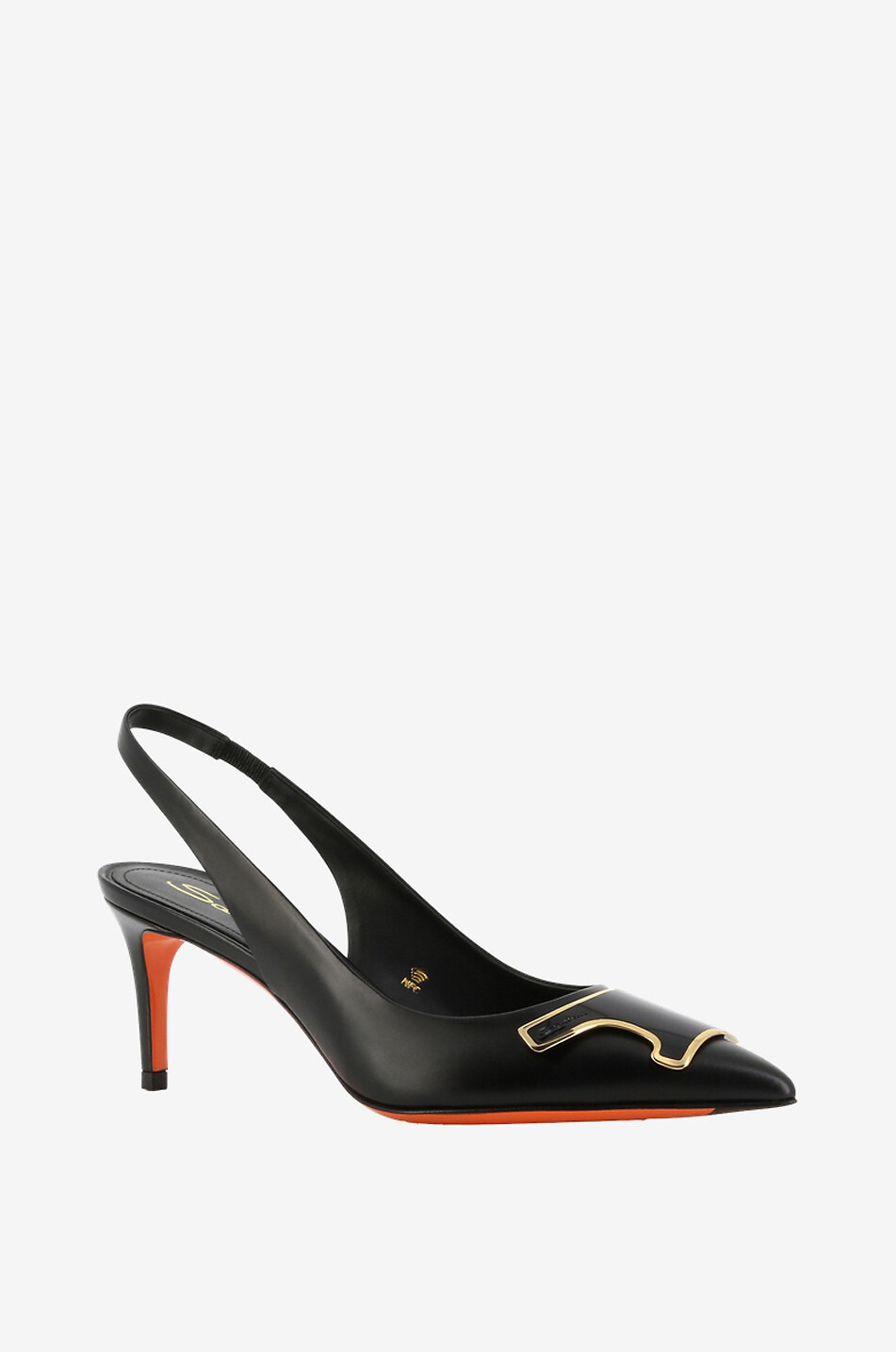 Slingback-Pumps aus Glattleder Sibille 70