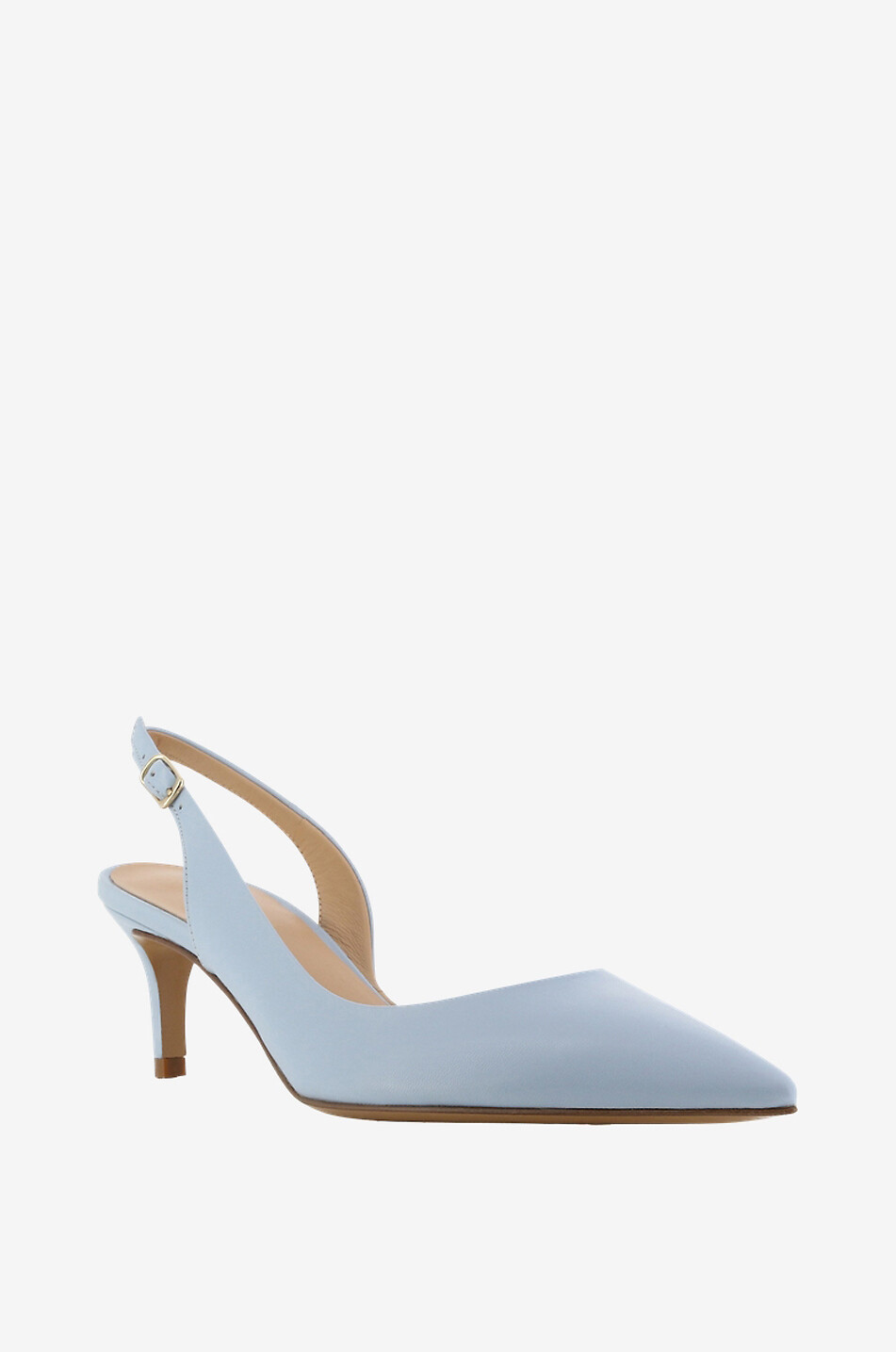 Ashley 60 nappa leather slingback pumps