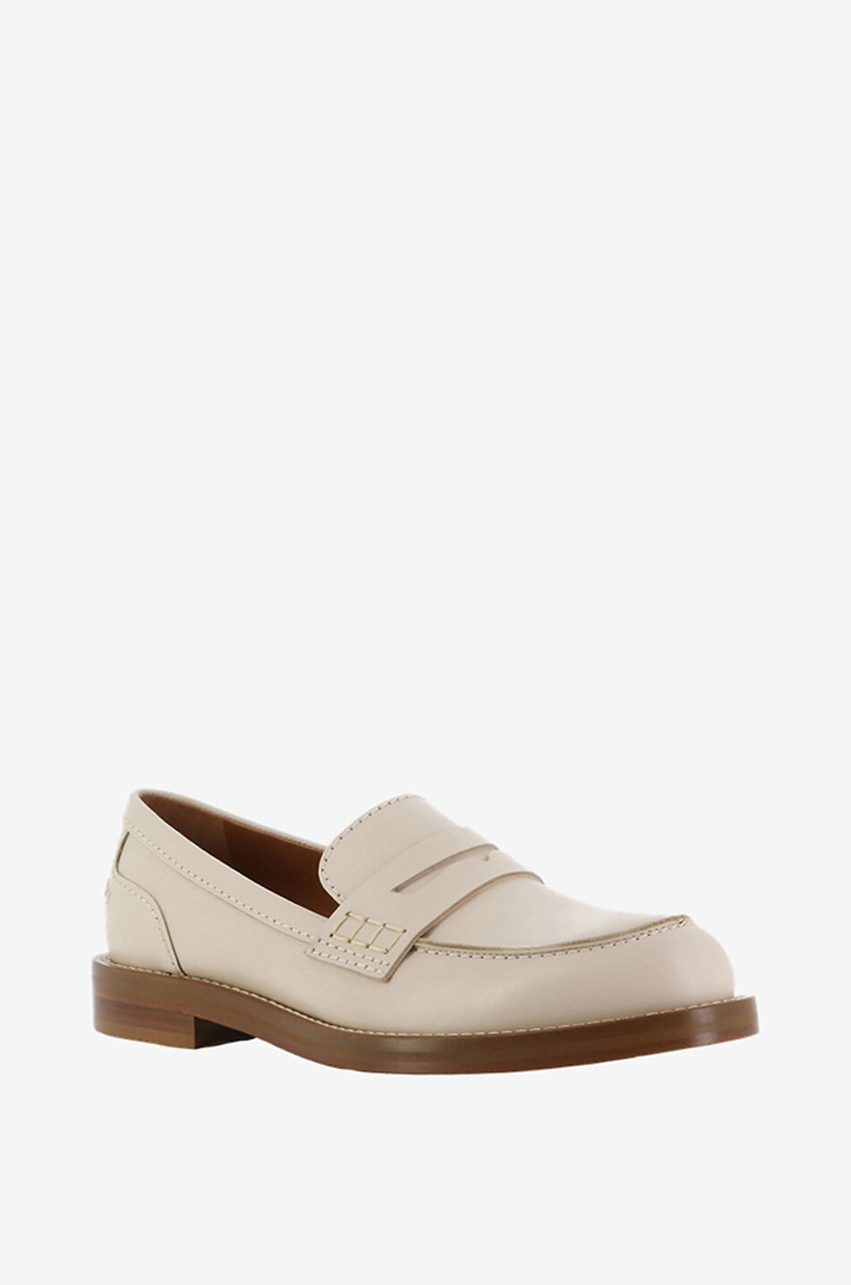 Mocassins en cuir lisse Pip