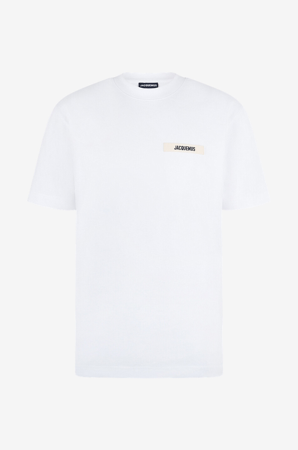 JACQUEMUS Kurzarm-T-Shirt Le tshirt Gros Grain Herren WEISS 1
