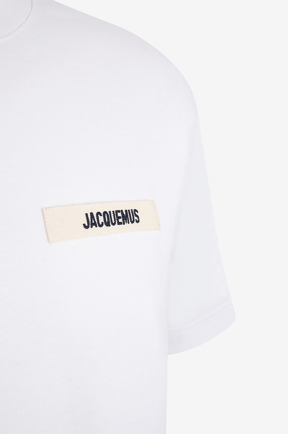 JACQUEMUS Kurzarm-T-Shirt Le tshirt Gros Grain Herren WEISS 3