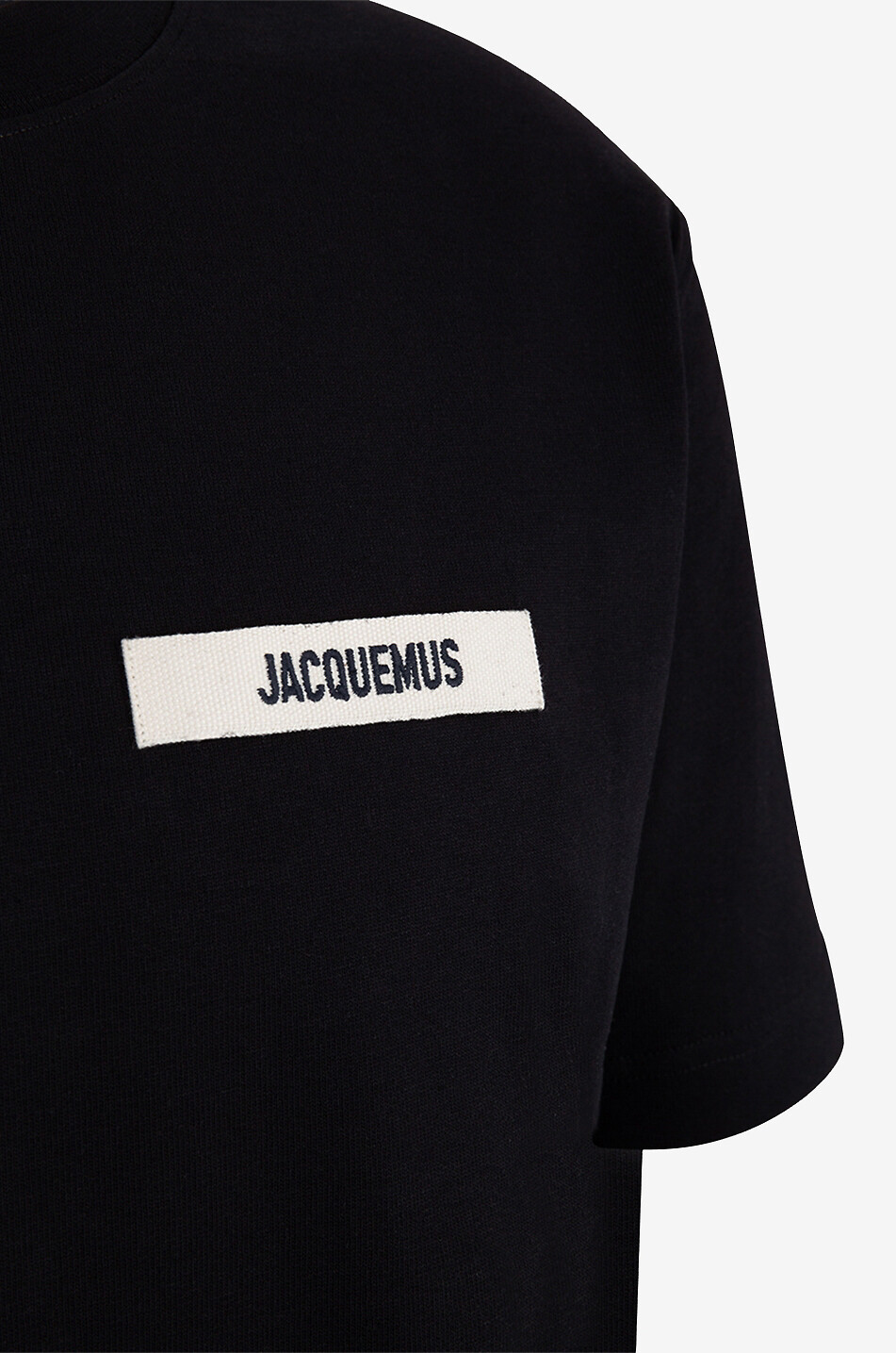 JACQUEMUS T-shirt à manches courtes Le tshirt Gros Grain Homme NOIR 3