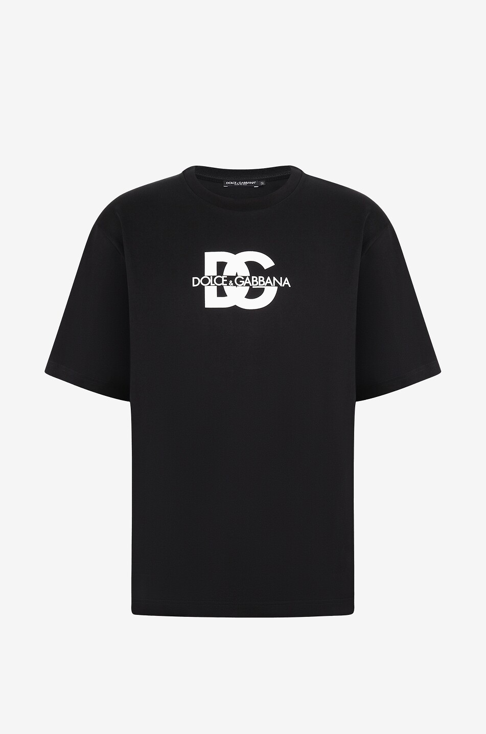 DOLCE & GABBANA Kurzarm-T-Shirt mit Print DG Herren SCHWARZ 1