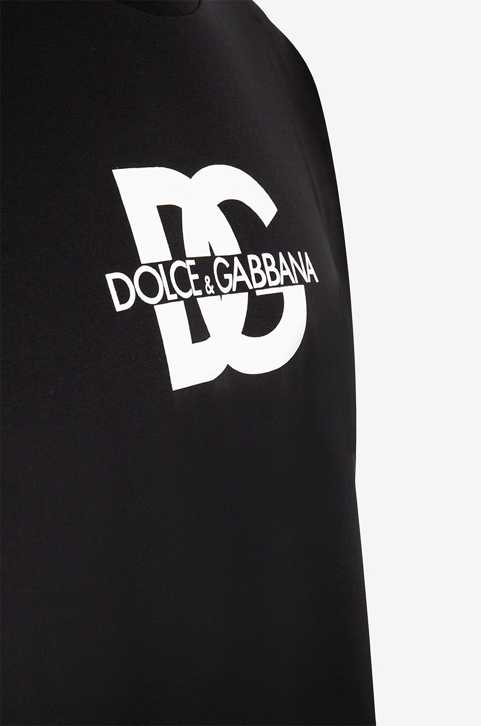 DOLCE & GABBANA Kurzarm-T-Shirt mit Print DG Herren SCHWARZ 3
