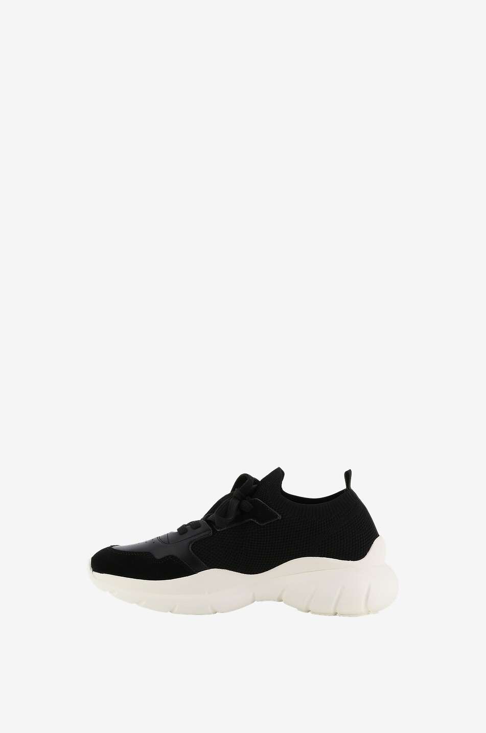 STUART WEITZMAN Niedrige Strick- und Ledersneakers 5050 Damen SCHWARZ 3