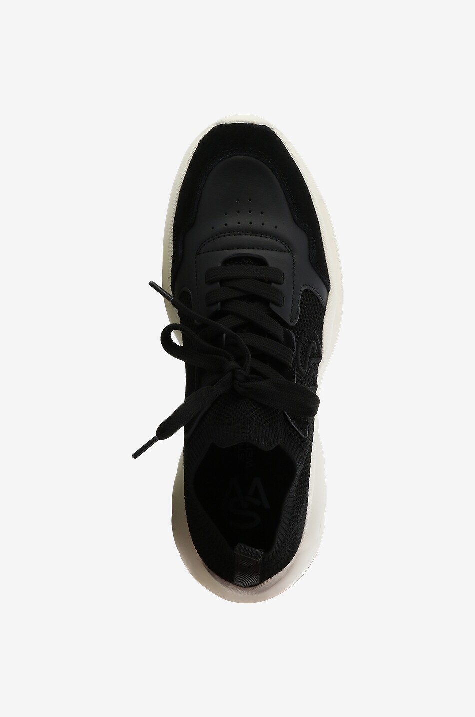 STUART WEITZMAN Niedrige Strick- und Ledersneakers 5050 Damen SCHWARZ 5